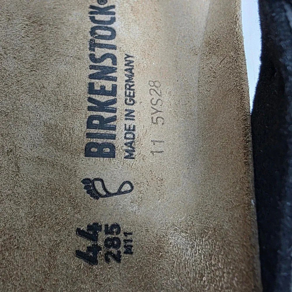 Birkenstock Gizeh BS Black Birko-Flor Thong Sandals Mens 11 EU 44 New In Box